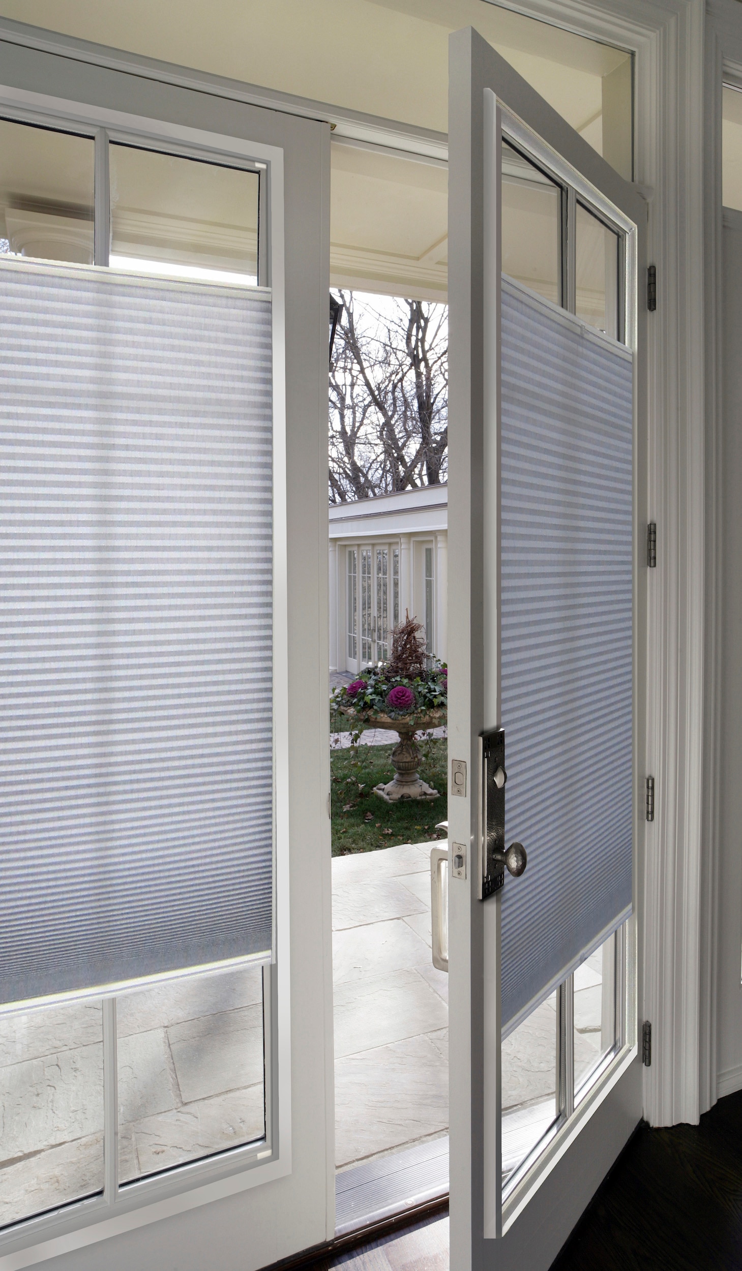 American Blinds: Legacy French Door Light Filtering Cellular Shades